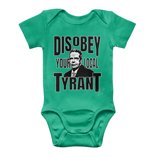 Buy kelly-green Disobey Cuomo Classic Baby Onesie Bodysuit