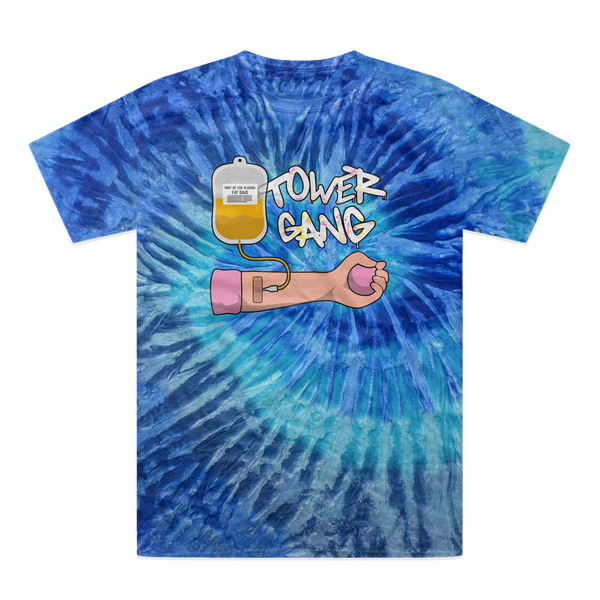 Part of the Plasma Tower Gang Tie-Dye T-Shirt