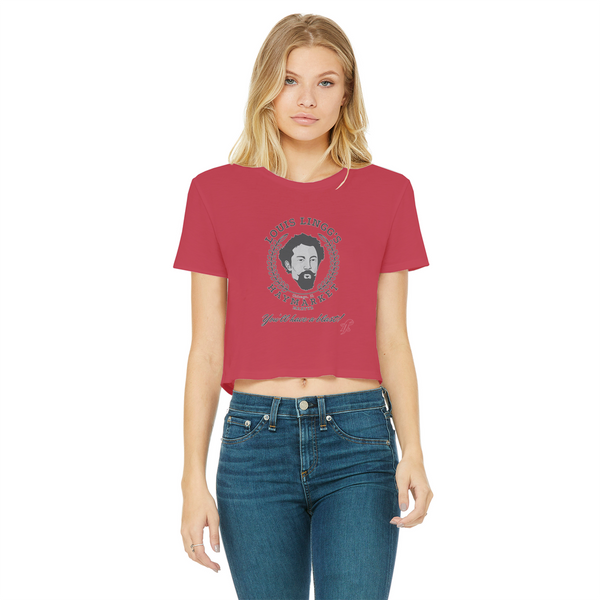 Haymarket Martyr Classic Women's Cropped Raw Edge T-Shirt
