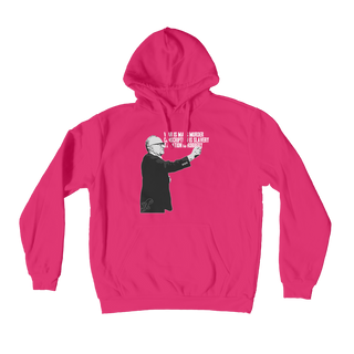 Buy hot-pink Taxation is Robbery Rothbard B&W Premium Adult Hoodie