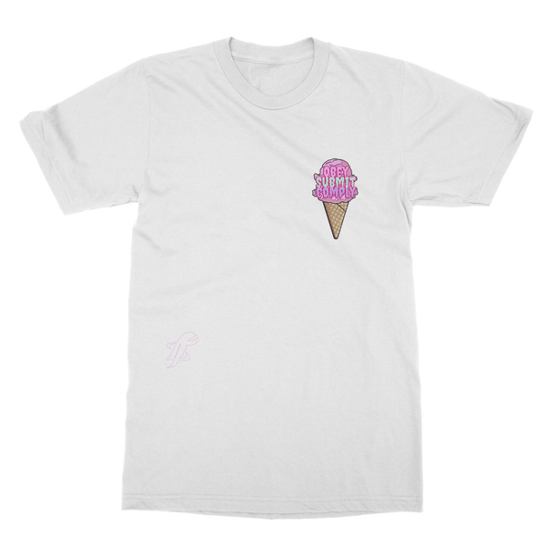 Obey. Submit. Comply. Ice cream Classic Adult T-Shirt