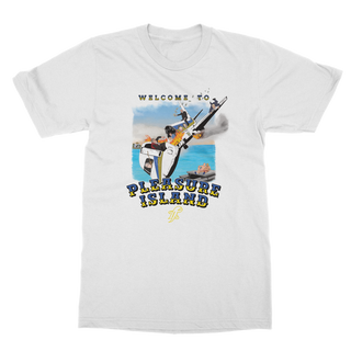 Buy white Pleasure Island Classic Adult T-Shirt