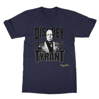 Buy navy Disobey Klaus Classic Adult T-Shirt