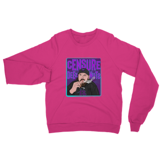 Buy safety-pink Censure Deez Nuts Classic Adult Sweatshirt