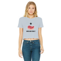 Come and Steak it Classic Women's Cropped Raw Edge T-Shirt