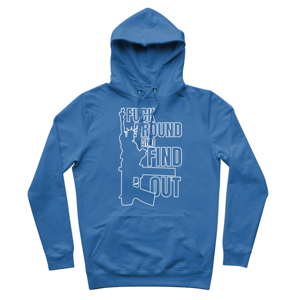 Fuck Around and Find Out Premium Adult Hoodie