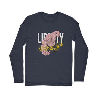 Buy navy AJ Lockdown Classic Long Sleeve T-Shirt
