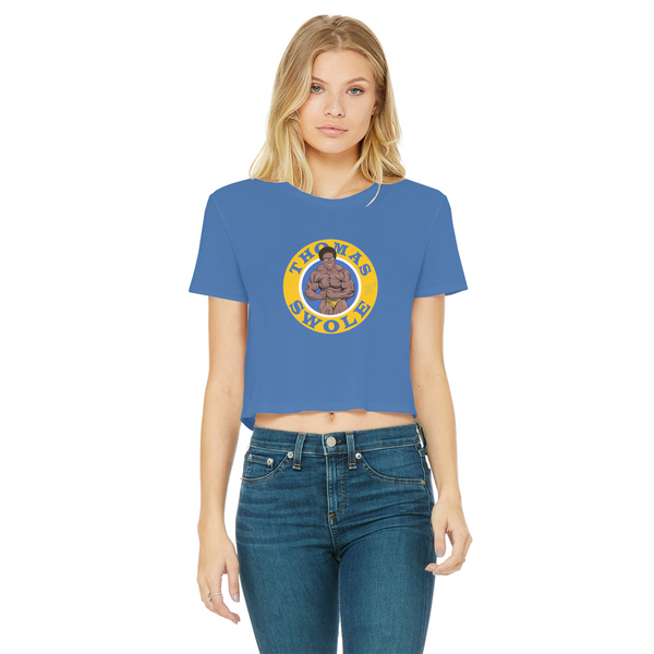 Thomas Swole Classic Women's Cropped Raw Edge T-Shirt