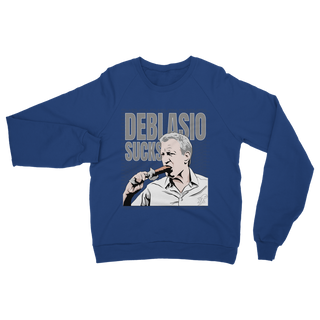 Buy royal DiBlasio Sucks Classic Adult Sweatshirt