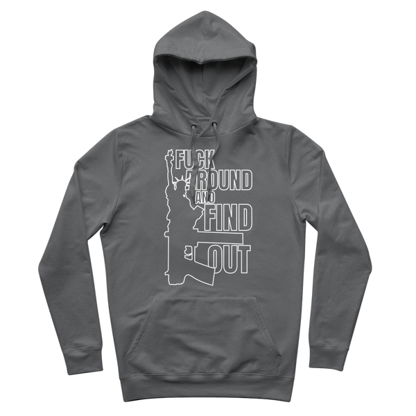 Fuck Around and Find Out Premium Adult Hoodie