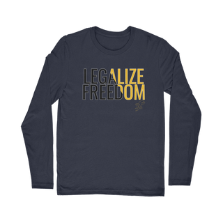 Buy navy Legalize Freedom Classic Long Sleeve T-Shirt