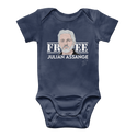 Free Assange Classic Baby Onesie Bodysuit