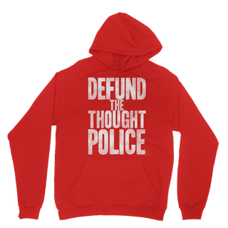 Buy red Defund the Thought Police Classic Adult Hoodie
