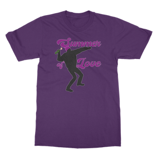 Buy purple Summer of Love Classic Adult T-Shirt