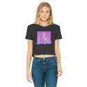 High on Liberty RP Classic Women's Cropped Raw Edge T-Shirt