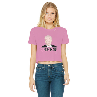 Buy azalea C’mon Man Biden Classic Women's Cropped Raw Edge T-Shirt