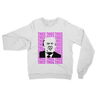 Buy white THICC Boi Trump Classic Adult Sweatshirt