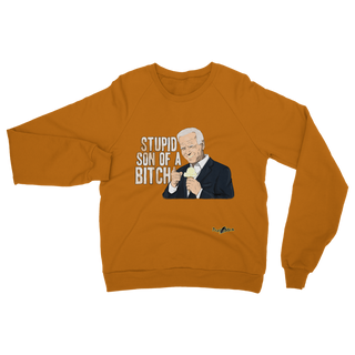 Buy orange Stupid SOB Classic Adult Sweatshirt