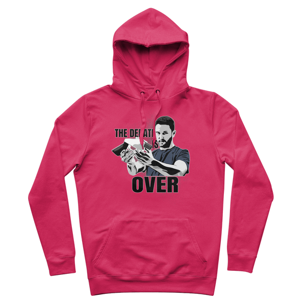The Debate is Over Premium Adult Hoodie