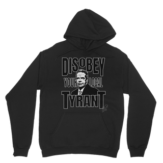 Buy black Disobey Cuomo Classic Adult Hoodie