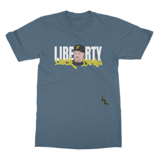 Buy indigo-blue Lockdown Syndrome Classic Adult T-Shirt