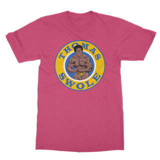 Buy hot-pink Thomas Swole Classic Adult T-Shirt