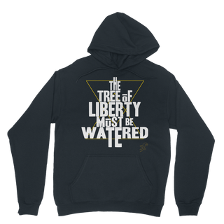 Buy navy The Tree Must Be Watered Classic Adult Hoodie