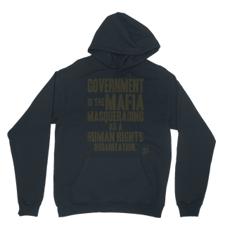 Buy navy Government is the Mafia Classic Adult Hoodie