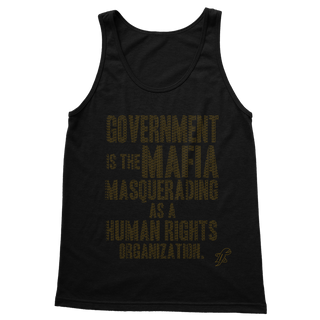Buy black Government is the Mafia Classic Adult Vest Top