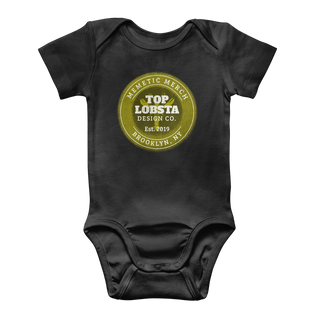 TopLobsta Retro logo Classic Baby Onesie Bodysuit