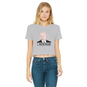C’mon Man Biden Classic Women's Cropped Raw Edge T-Shirt