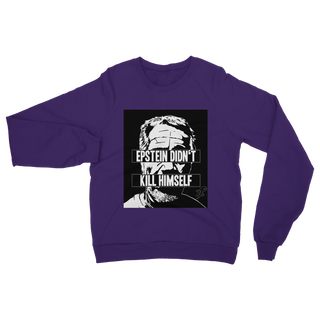 Buy purple Epstein Didn’t Kill Himself Classic Adult Sweatshirt