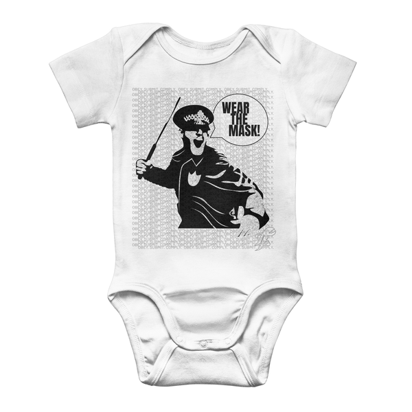 Wear the Mask Classic Baby Onesie Bodysuit