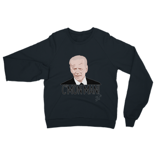 Buy navy C’mon Man Biden Classic Adult Sweatshirt
