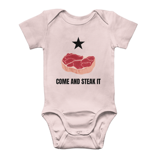 Buy light-pink Come and Steak it Classic Baby Onesie Bodysuit