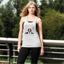 Mask-ception Biden Women's Loose Racerback Tank Top