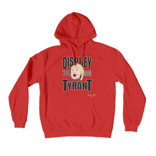 Buy red Disobey Your Global Tyrant Hillary Premium Adult Hoodie