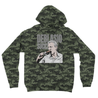 Buy green-camo DiBlasio Sucks Camouflage Adult Hoodie