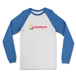 Buy white-royal-blue Gaytheon Classic Raglan Long Sleeve Shirt