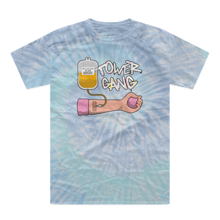 Buy lagoon Part of the Plasma Tower Gang Tie-Dye T-Shirt
