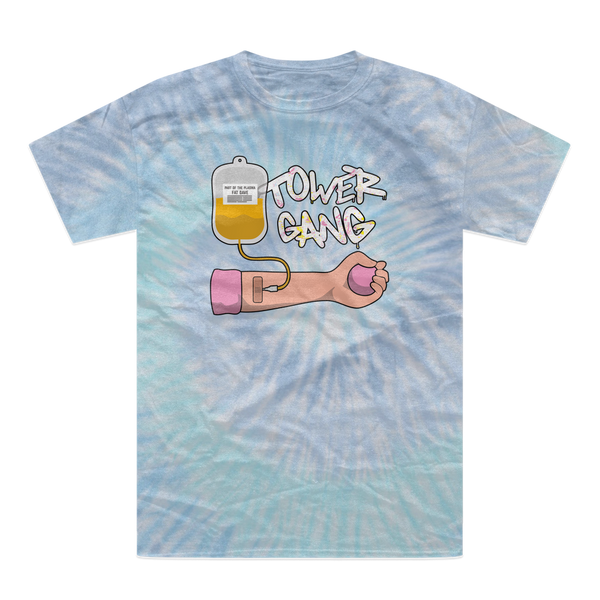 Part of the Plasma Tower Gang Tie-Dye T-Shirt