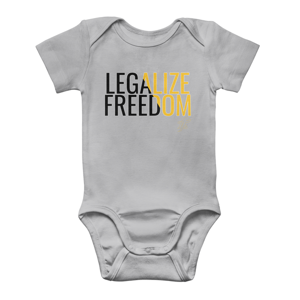Legalize Freedom Classic Baby Onesie Bodysuit