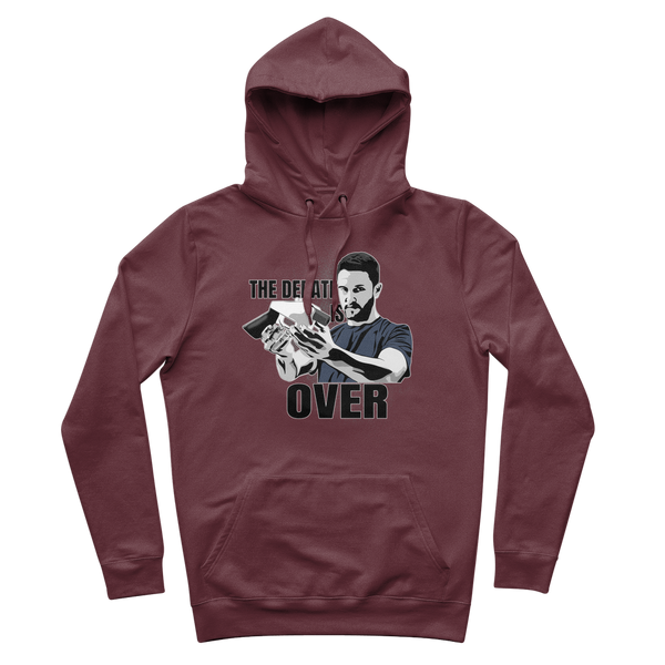 The Debate is Over Premium Adult Hoodie