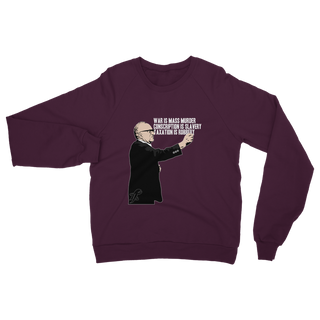Buy burgundy Taxation is Robbery Rothbard Classic Adult Sweatshirt