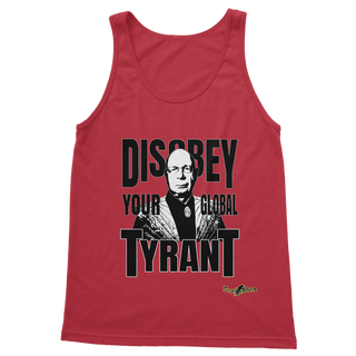Buy red Disobey Klaus Classic Adult Vest Top