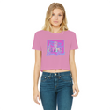 High on Liberty RP Classic Women's Cropped Raw Edge T-Shirt