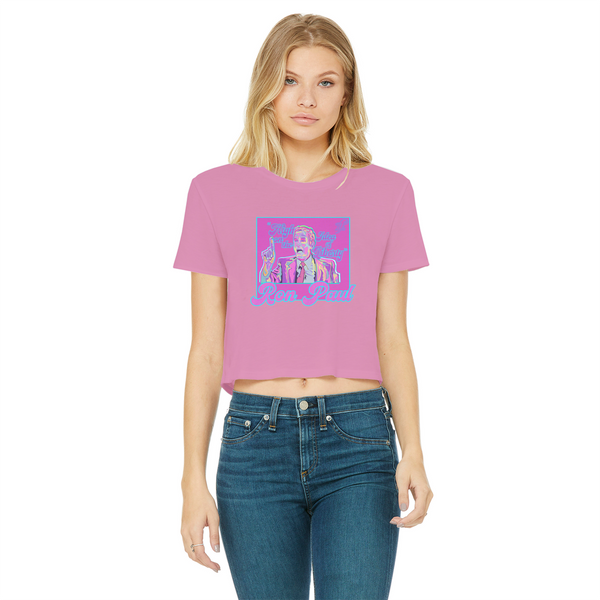 High on Liberty RP Classic Women's Cropped Raw Edge T-Shirt