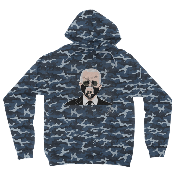 Mask-ception Biden Camouflage Adult Hoodie