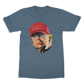Buy indigo-blue Joker Trump Classic Adult T-Shirt
