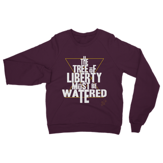 Buy burgundy The Tree Must Be Watered Classic Adult Sweatshirt
